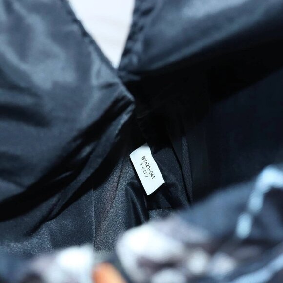 BURBERRY Nova Check Blue Label Drawstring Bag Pouch Nylon Navy Auth - Picture 15 of 16